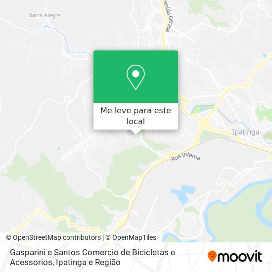 Gasparini e Santos Comercio de Bicicletas e Acessorios mapa