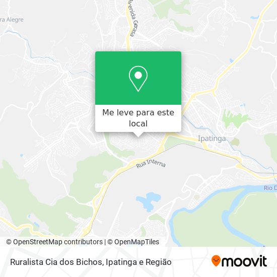 Ruralista Cia dos Bichos mapa