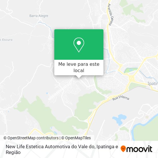 New Life Estetica Automotiva do Vale do mapa
