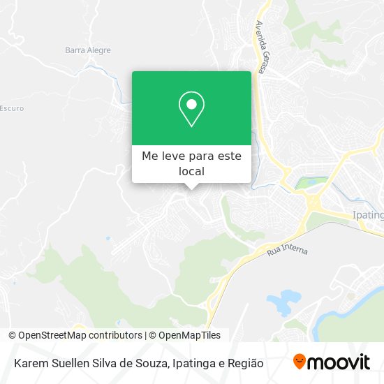 Karem Suellen Silva de Souza mapa