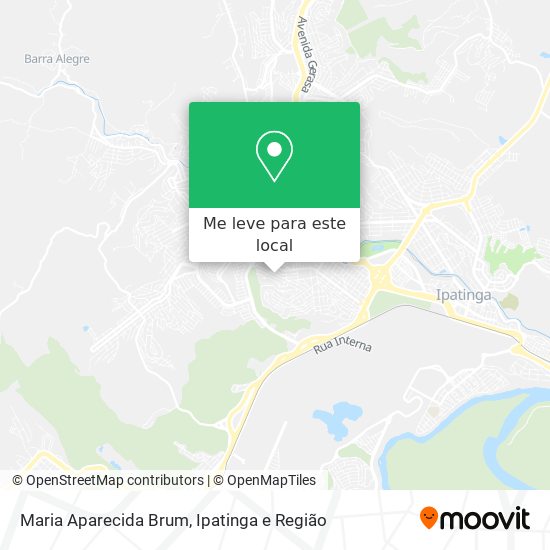 Maria Aparecida Brum mapa