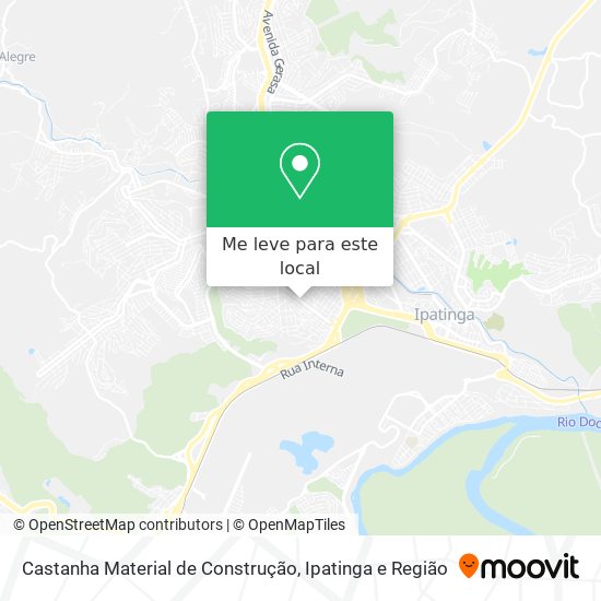 Castanha Material de Construção mapa