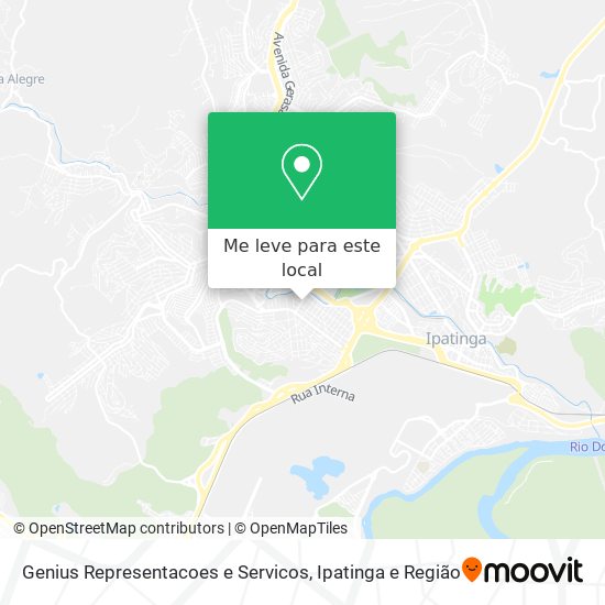 Genius Representacoes e Servicos mapa