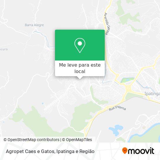 Agropet Caes e Gatos mapa