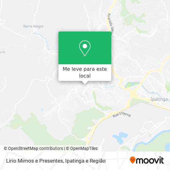 Lirio Mimos e Presentes mapa