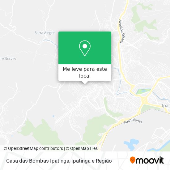 Casa das Bombas Ipatinga mapa