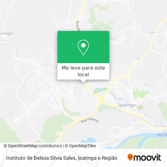 Instituto de Beleza Silvia Sales mapa