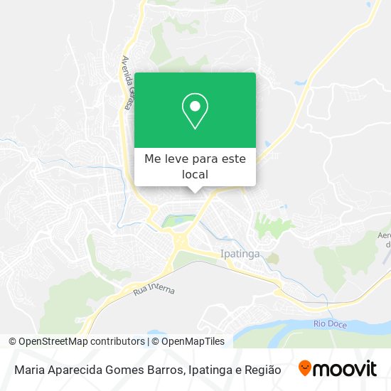 Maria Aparecida Gomes Barros mapa
