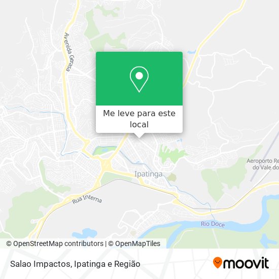 Salao Impactos mapa