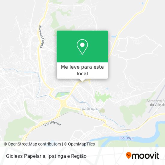 Gicless Papelaria mapa