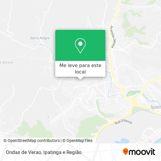 Ondas de Verao mapa