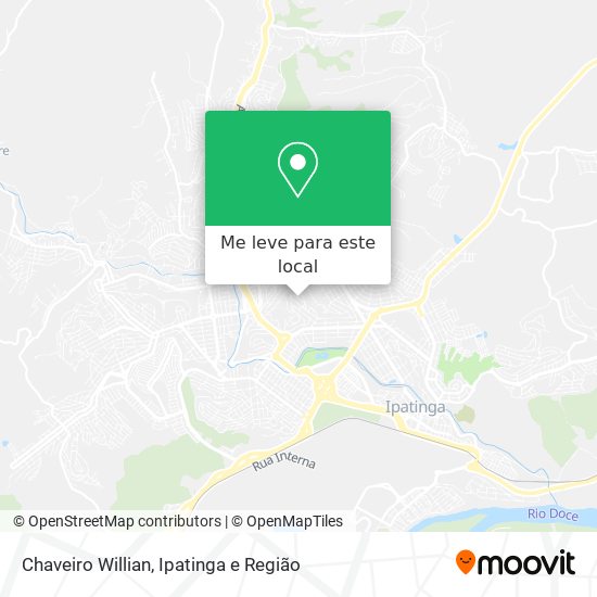 Chaveiro Willian mapa