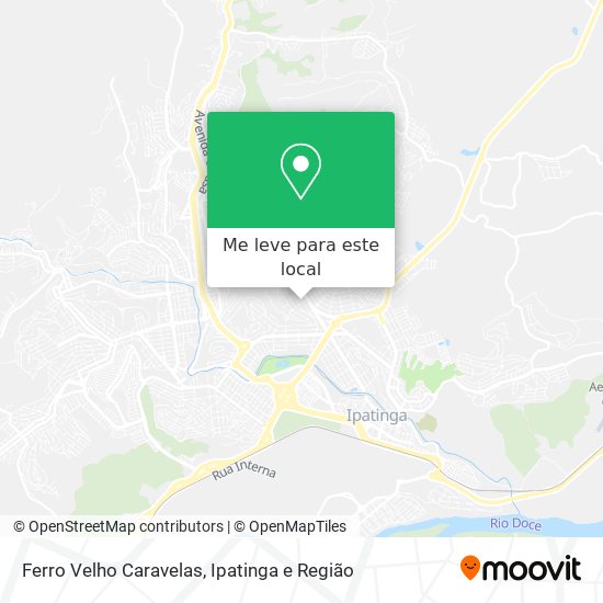 Ferro Velho Caravelas mapa