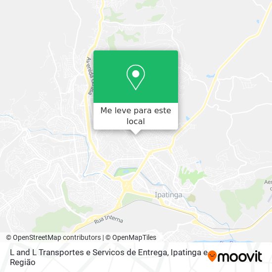 L and L Transportes e Servicos de Entrega mapa