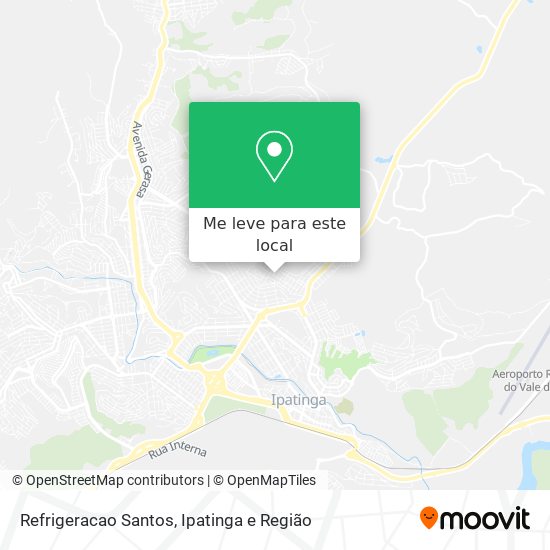 Refrigeracao Santos mapa