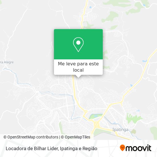 Locadora de Bilhar Lider mapa