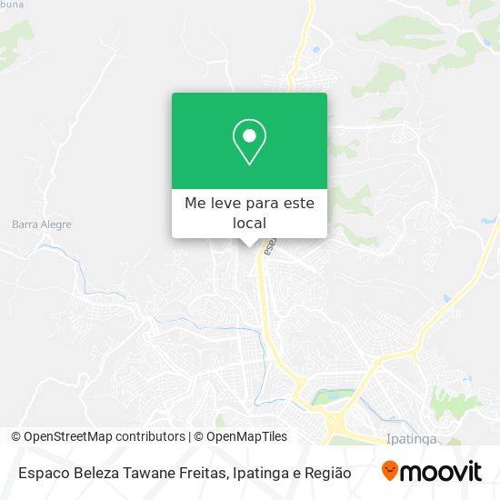 Espaco Beleza Tawane Freitas mapa