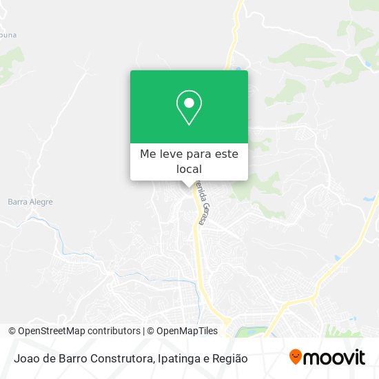 Joao de Barro Construtora mapa