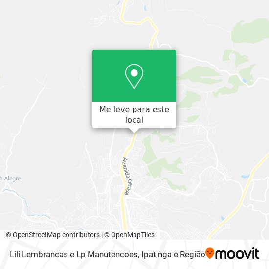 Lili Lembrancas e Lp Manutencoes mapa