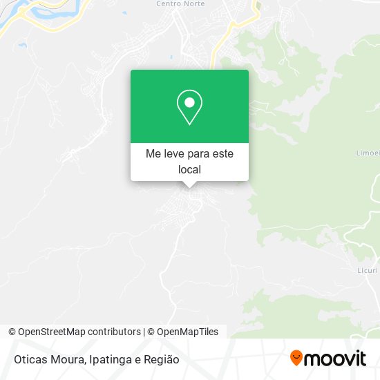 Oticas Moura mapa