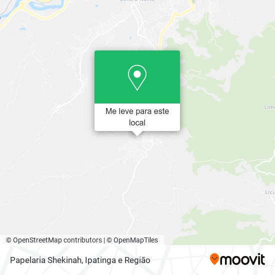 Papelaria Shekinah mapa