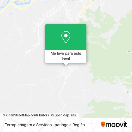 Terraplenagem e Servicos mapa