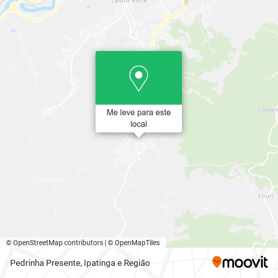 Pedrinha Presente mapa