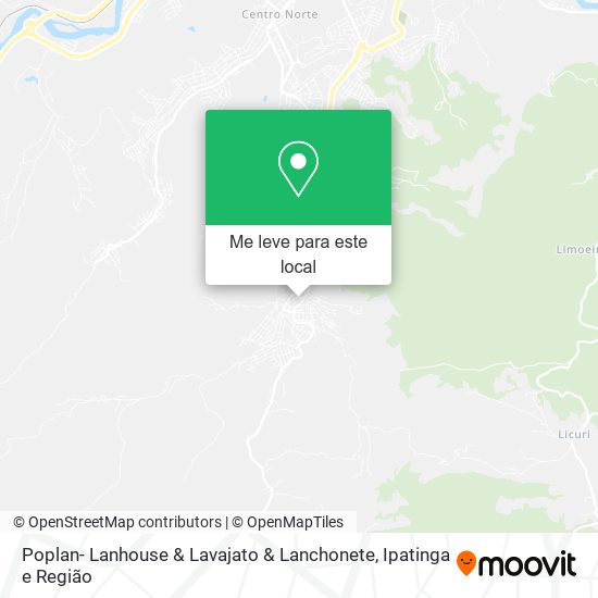 Poplan- Lanhouse & Lavajato & Lanchonete mapa