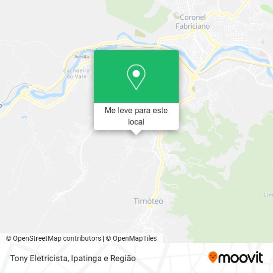 Tony Eletricista mapa