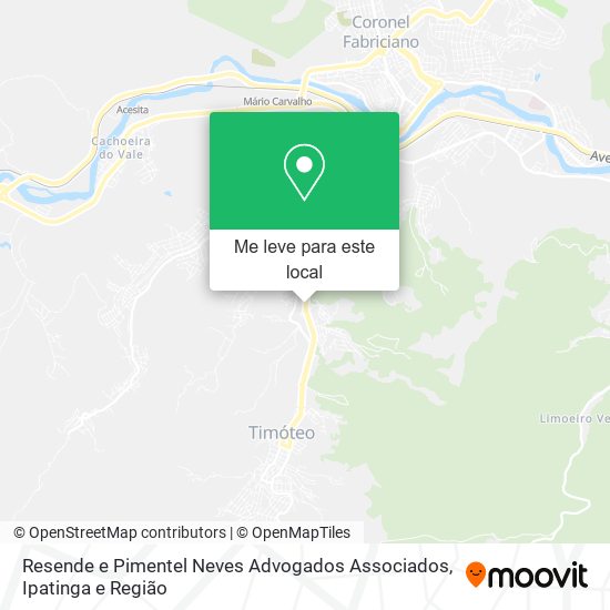 Resende e Pimentel Neves Advogados Associados mapa