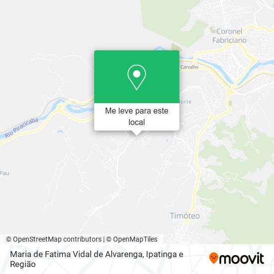 Maria de Fatima Vidal de Alvarenga mapa