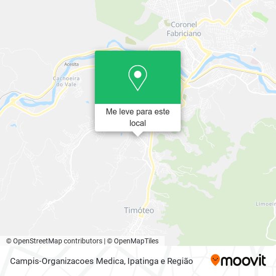 Campis-Organizacoes Medica mapa