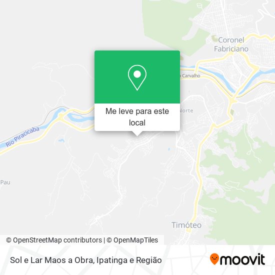 Sol e Lar Maos a Obra mapa