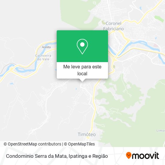 Condominio Serra da Mata mapa