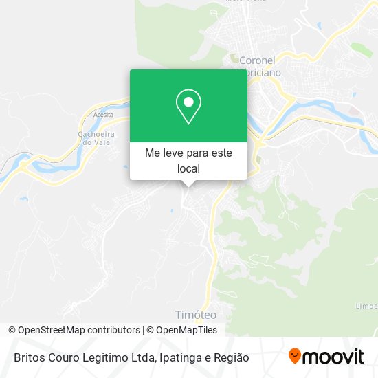 Britos Couro Legitimo Ltda mapa