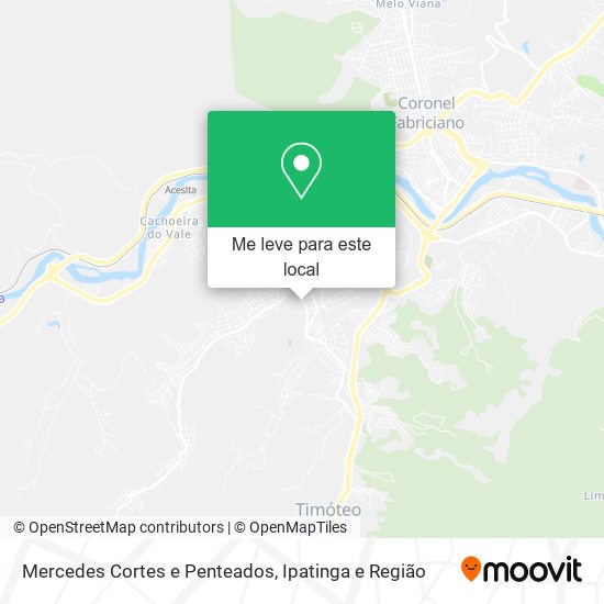 Mercedes Cortes e Penteados mapa