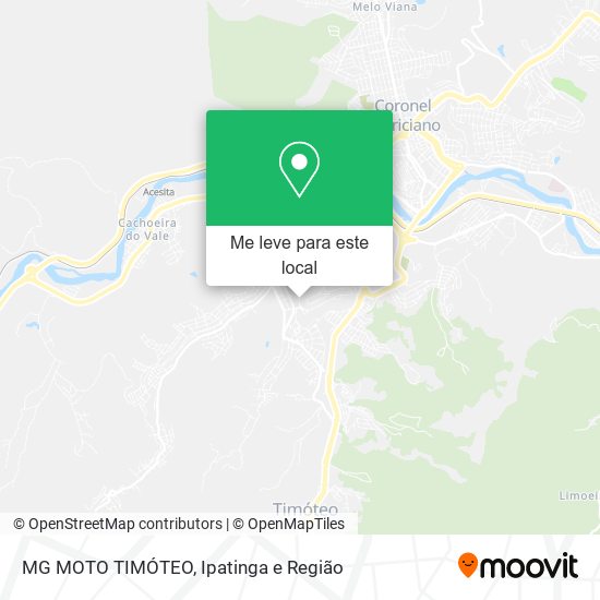 MG MOTO TIMÓTEO mapa