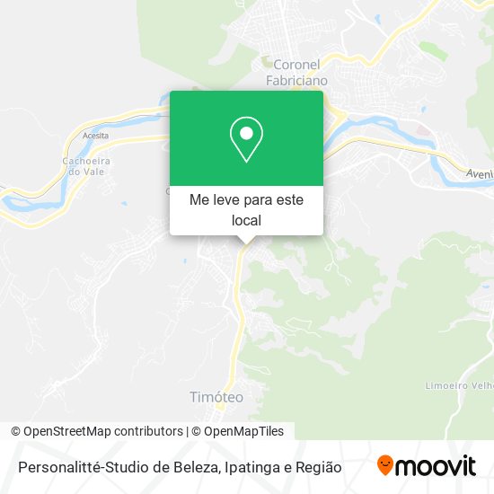 Personalitté-Studio de Beleza mapa