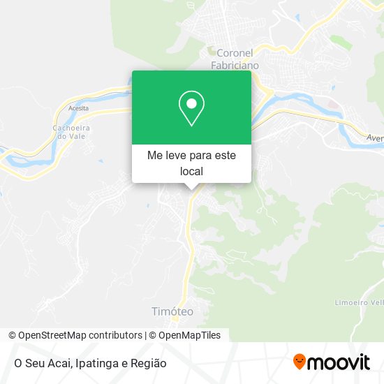 O Seu Acai mapa