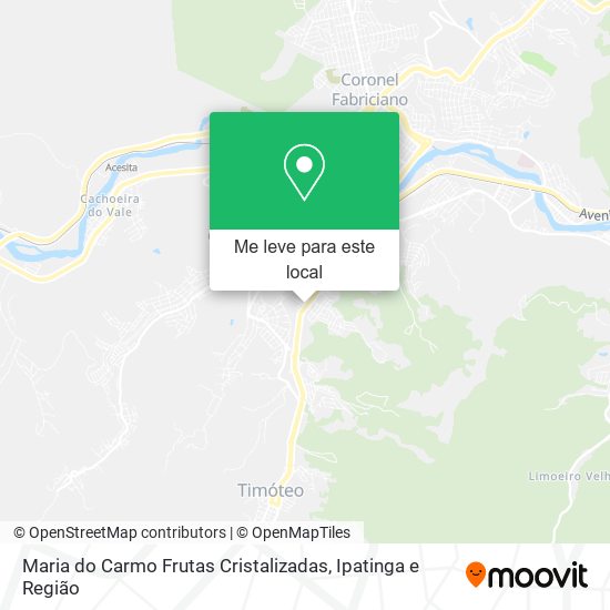 Maria do Carmo Frutas Cristalizadas mapa