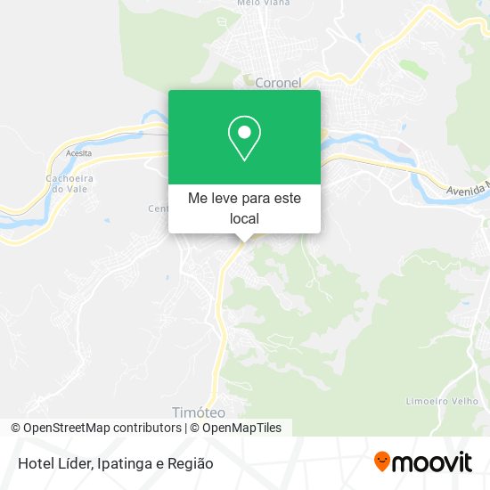 Hotel Líder mapa