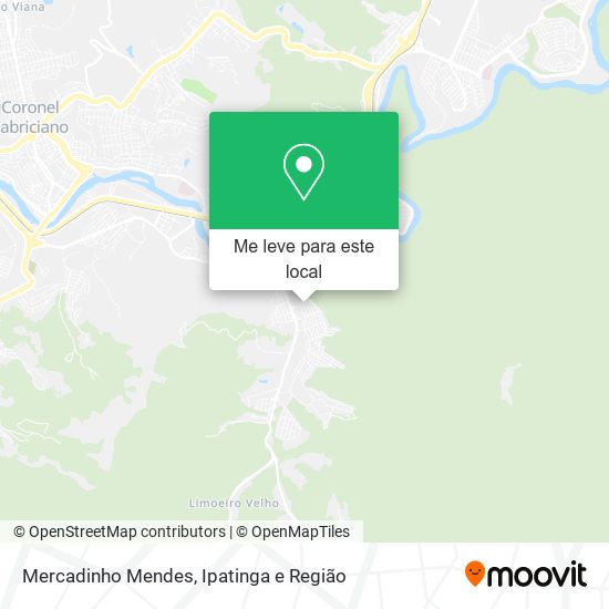 Mercadinho Mendes mapa