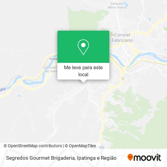 Segredos Gourmet Brigaderia mapa