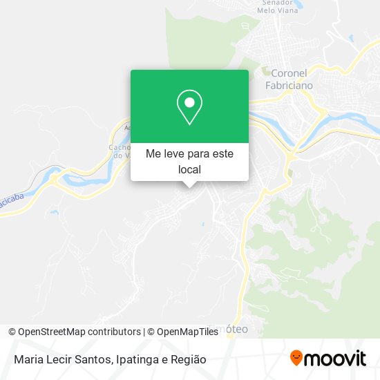 Maria Lecir Santos mapa