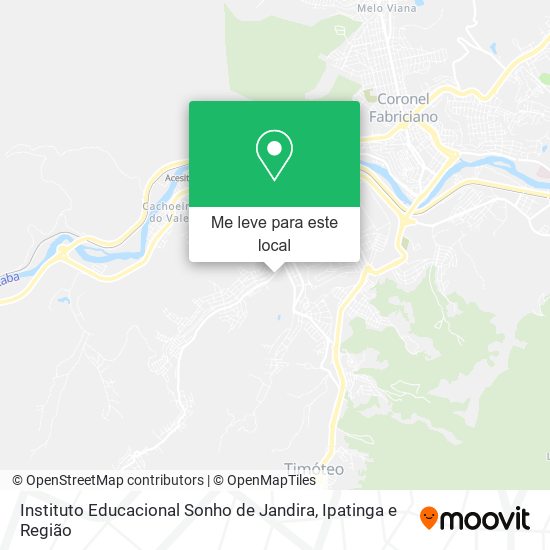 Instituto Educacional Sonho de Jandira mapa