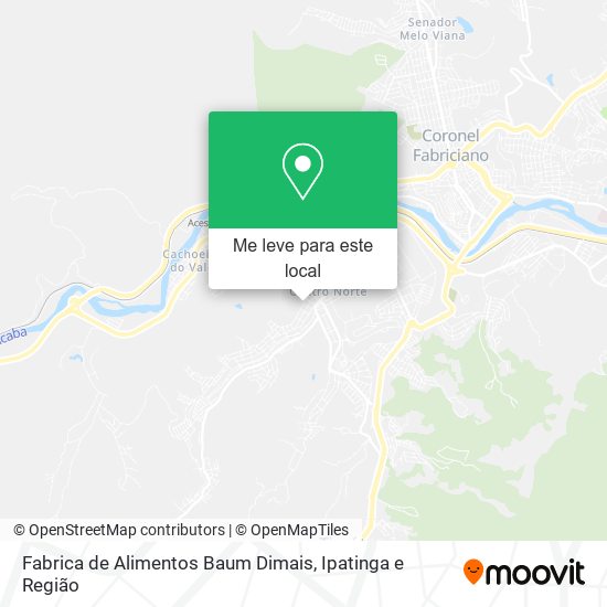 Fabrica de Alimentos Baum Dimais mapa