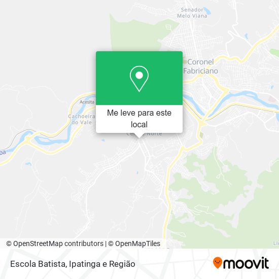 Escola Batista mapa