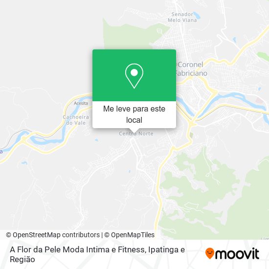 A Flor da Pele Moda Intima e Fitness mapa