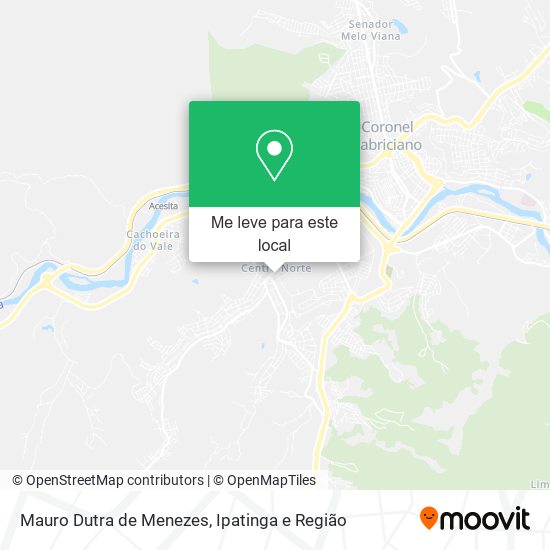 Mauro Dutra de Menezes mapa