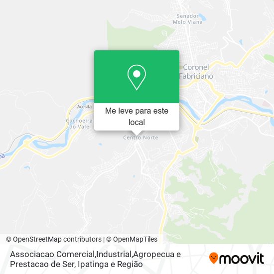 Associacao Comercial,Industrial,Agropecua e Prestacao de Ser mapa